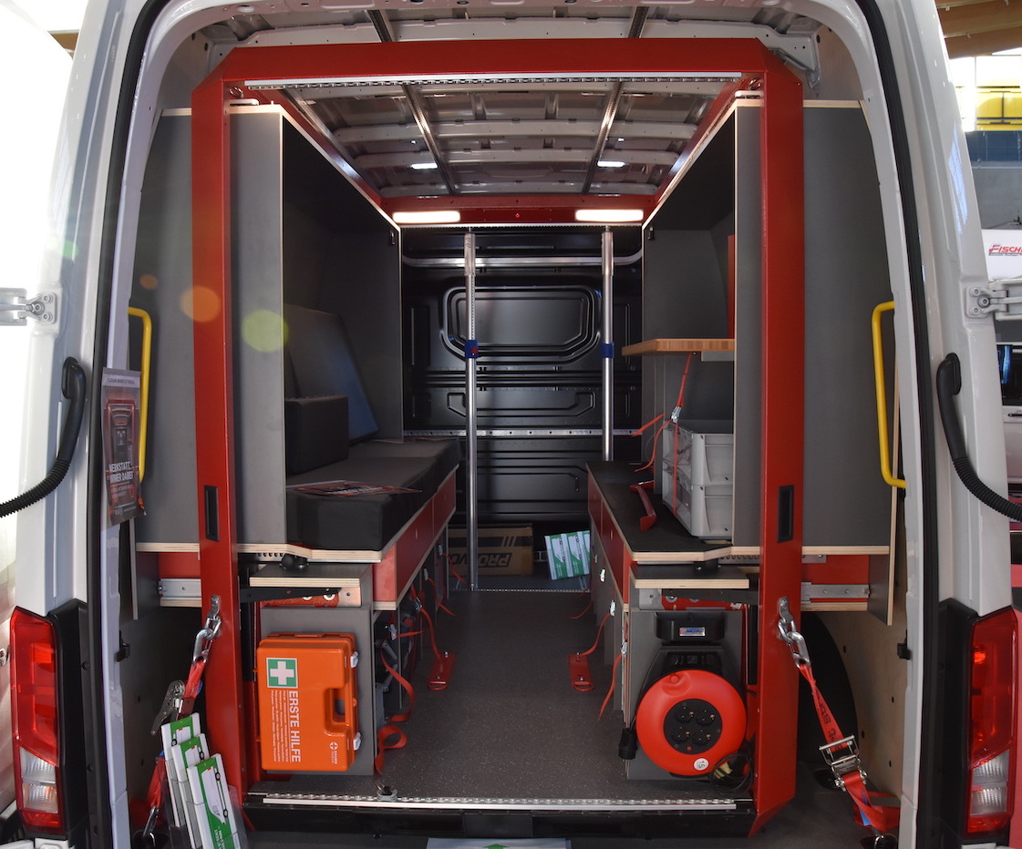 PlugVan Werkstattmodul und die mobile Werkstatt ist immer dabei - PlugVan